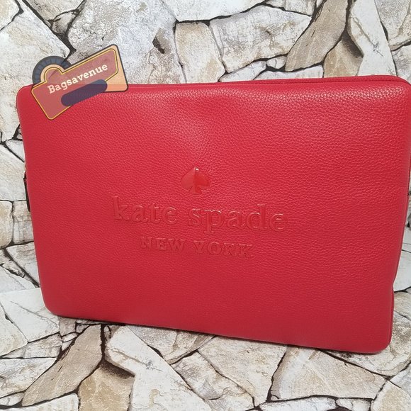 kate spade Bags Sienne Logo Laptop Sleeve Case Hot Chili Red Laptop